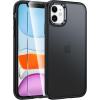 FNTCASE for iPhone 17 Case: [Compatible with Magsafe] Translucent Matte Cases with [Full Camera Protection] [Screen Protector] Military Grade Shockproof Protective Phone Cover – Light Purple(Black Matte)