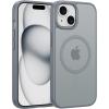 FNTCASE for iPhone 17 Case: [Compatible with Magsafe] Translucent Matte Cases with [Full Camera Protection] [Screen Protector] Military Grade Shockproof Protective Phone Cover – Light Purple(Gray)