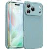 FNTCASE for iPhone 17 Case: [Compatible with Magsafe] Translucent Matte Cases with [Full Camera Protection] [Screen Protector] Military Grade Shockproof Protective Phone Cover – Light Purple(Full Blue)