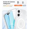 FNTCASE for iPhone 17 Case: [Compatible with Magsafe] Translucent Matte Cases with [Full Camera Protection] [Screen Protector] Military Grade Shockproof Protective Phone Cover – Light Purple(White)
