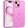 FNTCASE for iPhone 17 Case: [Compatible with Magsafe] Translucent Matte Cases with [Full Camera Protection] [Screen Protector] Military Grade Shockproof Protective Phone Cover – Light Purple(Pink)