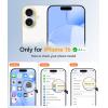 FNTCASE for iPhone 17 Case: [Compatible with Magsafe] Translucent Matte Cases with [Full Camera Protection] [Screen Protector] Military Grade Shockproof Protective Phone Cover – Light Purple(Ultramarine)