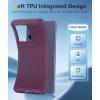 FNTCASE for Moto G-Power 2026 Case: Motorola Moto G Power 2025 Case Military Grade Drop Protection, 14ft Drop Tested, Screen Protector Included, Anti-Slip Textured, TPU Shockproof Phone Cover (Black)(Burgundy)