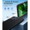 FNTCASE for Moto G-Power 2026 Case: Motorola Moto G Power 2025 Case Military Grade Drop Protection, 14ft Drop Tested, Screen Protector Included, Anti-Slip Textured, TPU Shockproof Phone Cover (Black)(Black)