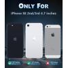 FNTCASE for iPhone SE 3rd(2022) Case: iPhone SE 2nd(2020) Case Clear Magnetic Phone Cases Compatible with Magsafe Slim Anti Yellowing Rugged Protective Transparent Cell Phone Cover (A-Clear)