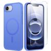 FNTCASE for iPhone 17 Pro Max Case Silver: [Compatible with Magsafe] [Magnetic Phone Cover with Screen Protector] Military Grade Shockproof Protective Dual-Tone Design‌ for 17 ProMax, 6.9 inch(Ultramarine)