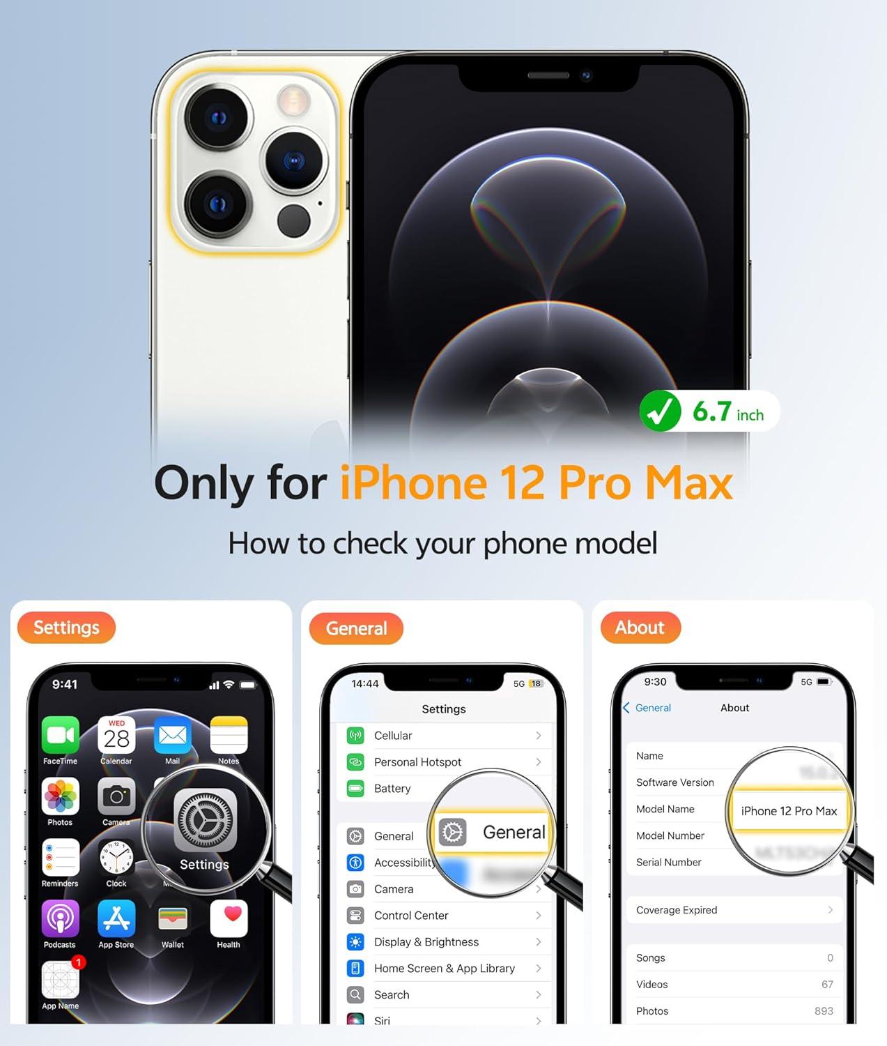 imageFNTCASE for iPhone 15 Pro Case Compatible with Magsafe Translucent Matte Magnetic Phone Cover Military Grade Drop Protection Shockproof Protective Cases BlackBlack