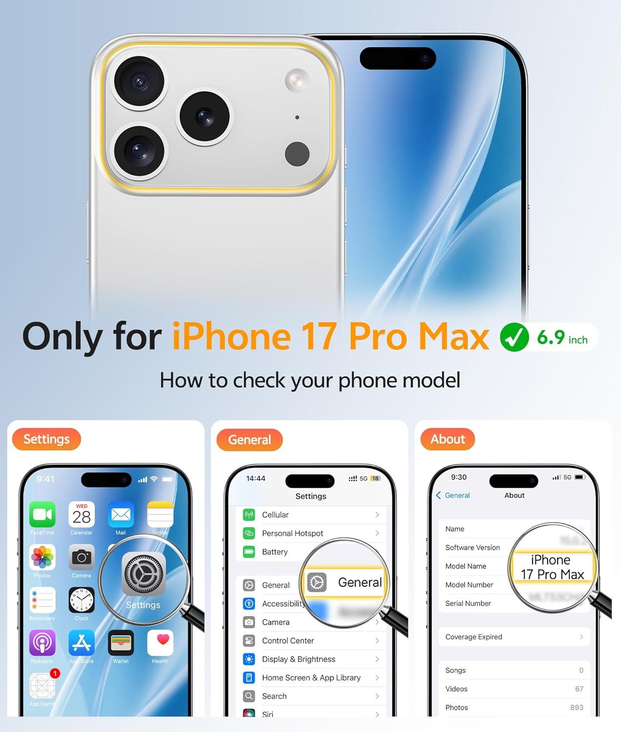 imageFNTCASE for iPhone 15 Pro Case Compatible with Magsafe Translucent Matte Magnetic Phone Cover Military Grade Drop Protection Shockproof Protective Cases BlackLight Blue