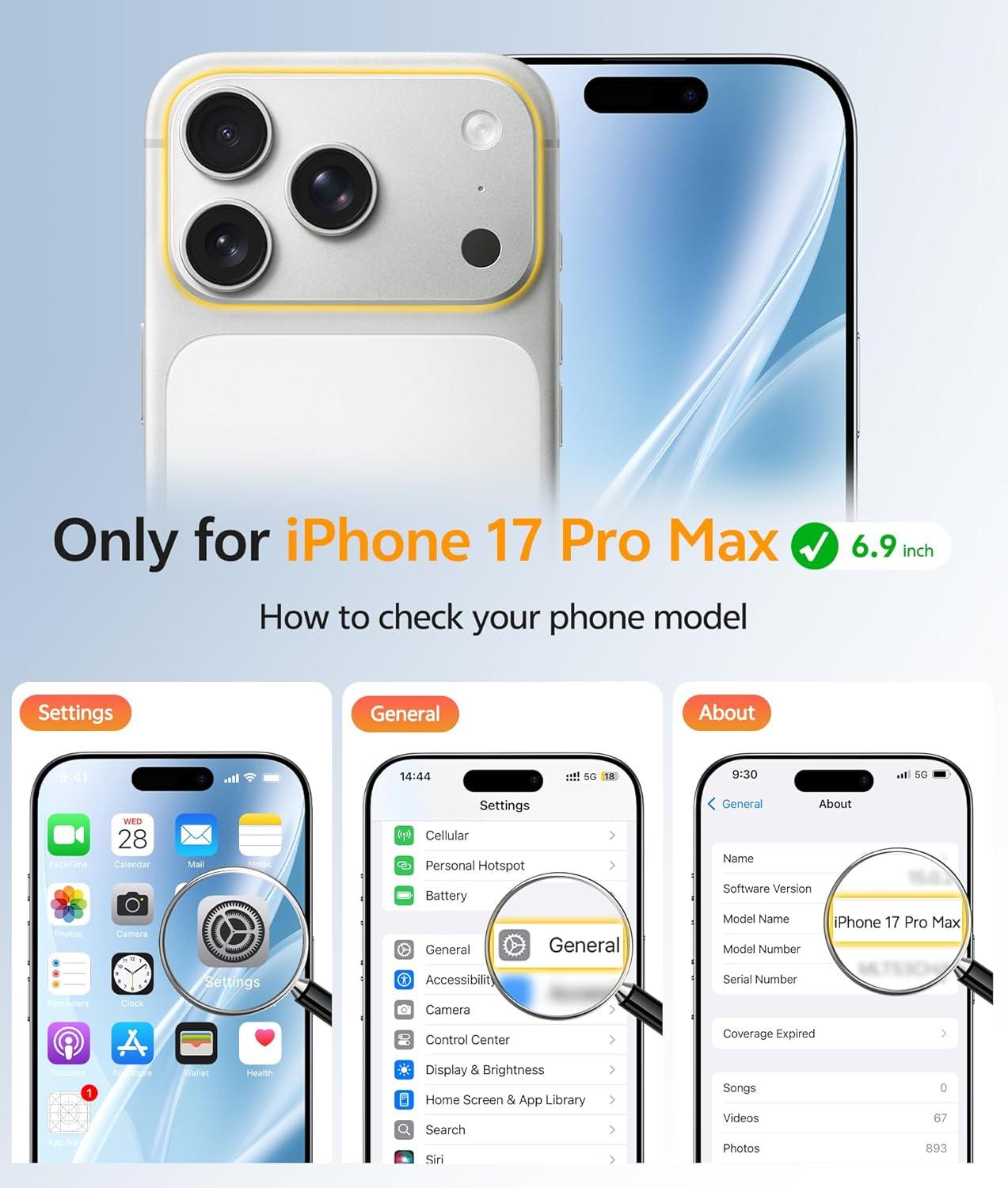 imageFNTCASE for iPhone 15 Pro Case Compatible with Magsafe Translucent Matte Magnetic Phone Cover Military Grade Drop Protection Shockproof Protective Cases BlackWhite