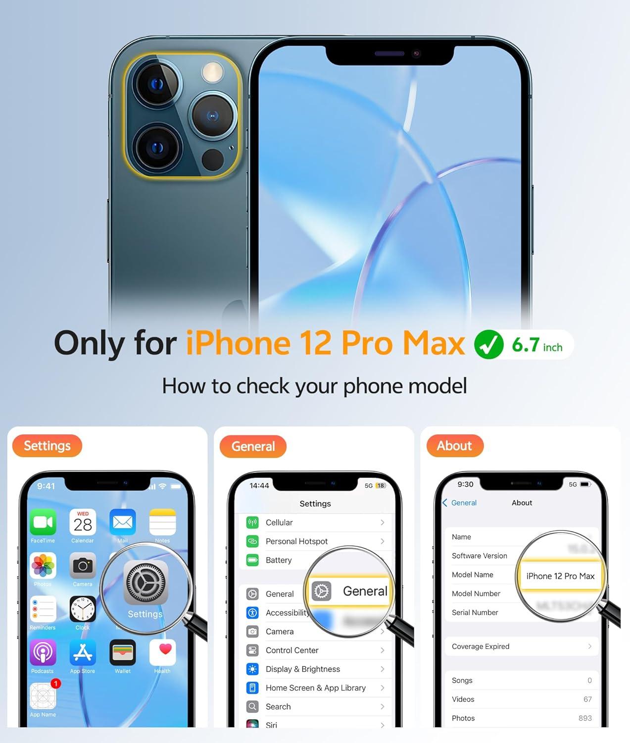 imageFNTCASE for iPhone 15 Pro Case Compatible with Magsafe Translucent Matte Magnetic Phone Cover Military Grade Drop Protection Shockproof Protective Cases BlackBlue