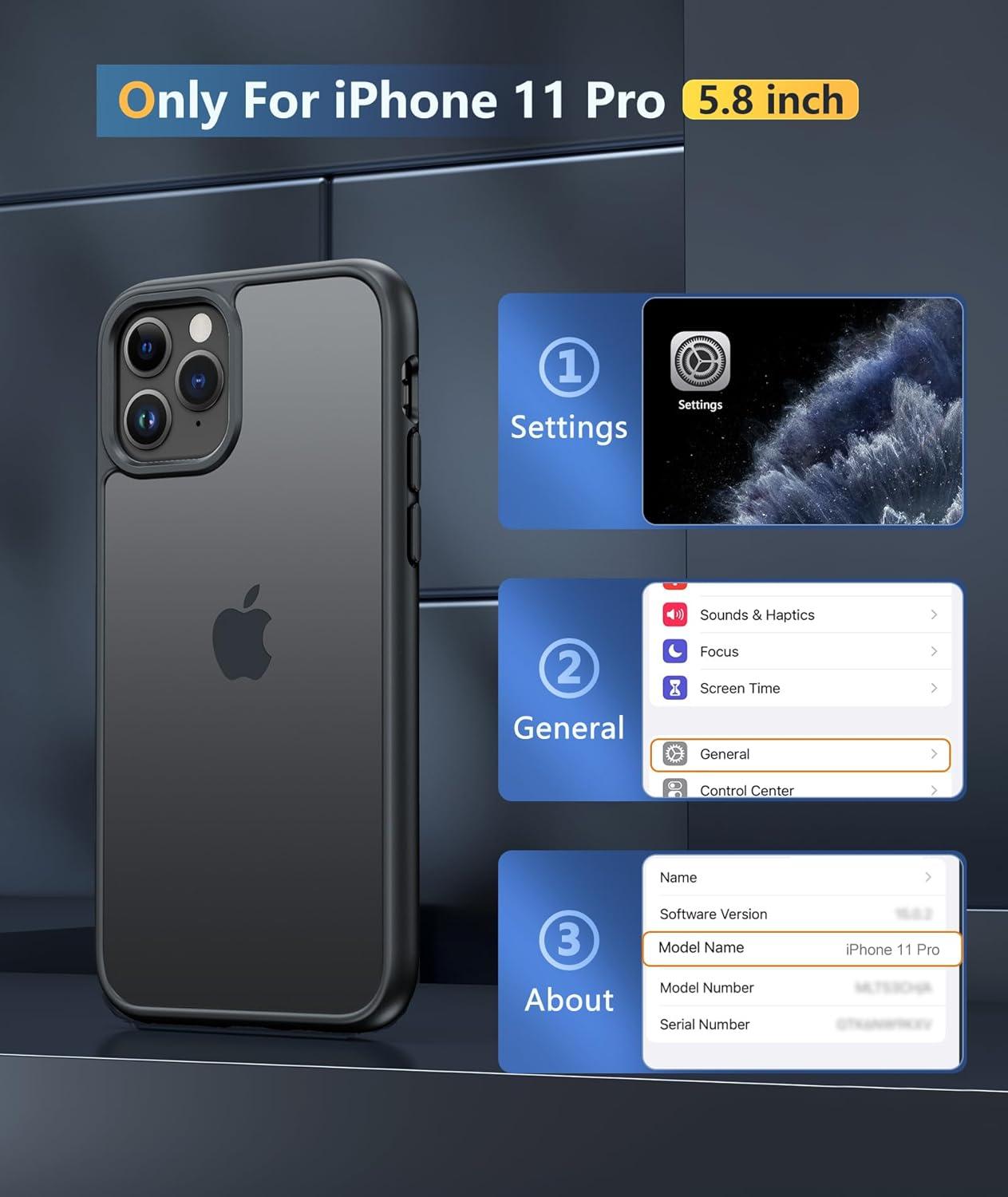 imageFNTCASE for iPhone 15 Pro Case Compatible with Magsafe Translucent Matte Magnetic Phone Cover Military Grade Drop Protection Shockproof Protective Cases BlackBlack Matte