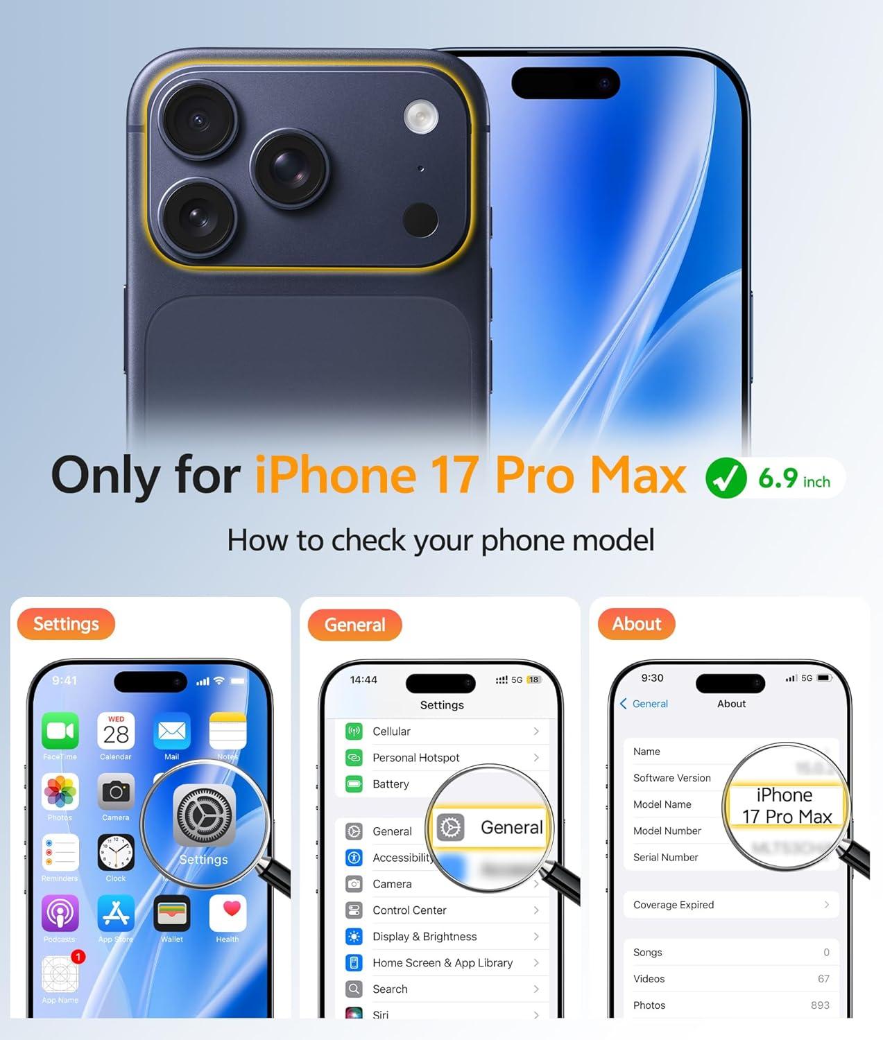 imageFNTCASE for iPhone 15 Pro Case Compatible with Magsafe Translucent Matte Magnetic Phone Cover Military Grade Drop Protection Shockproof Protective Cases BlackBlue