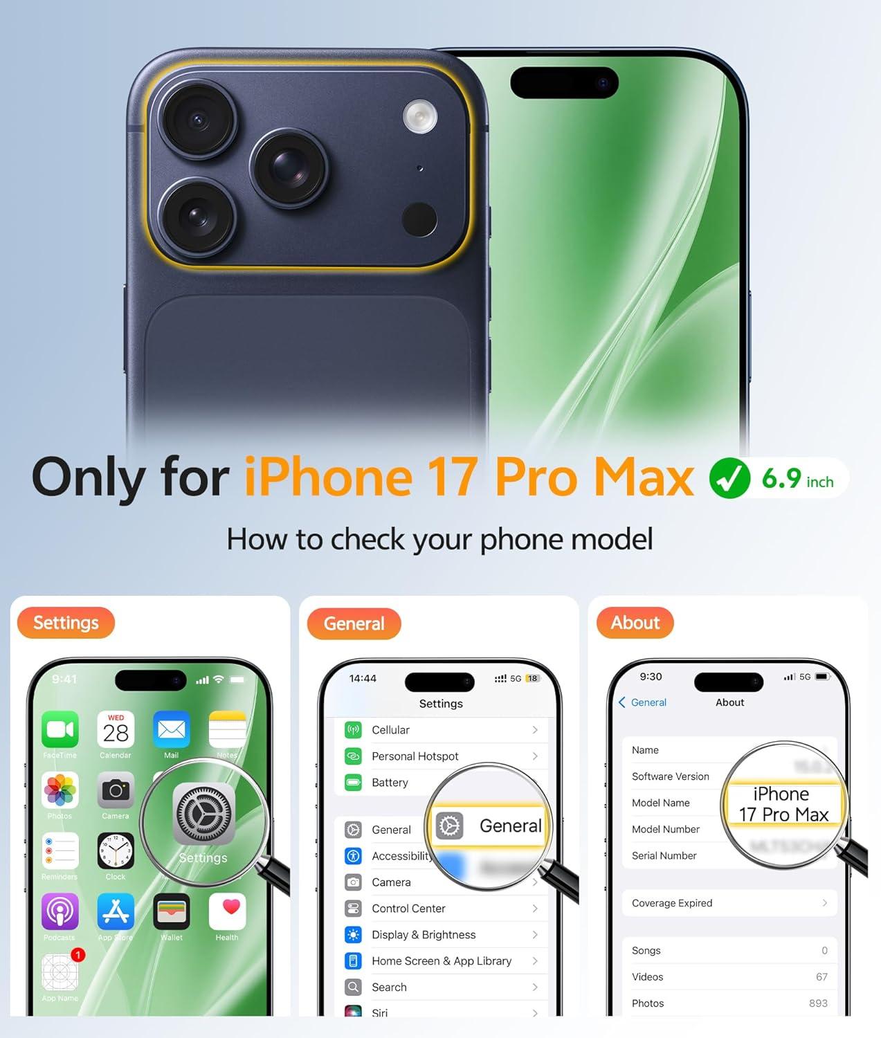 imageFNTCASE for iPhone 15 Pro Case Compatible with Magsafe Translucent Matte Magnetic Phone Cover Military Grade Drop Protection Shockproof Protective Cases BlackGreen