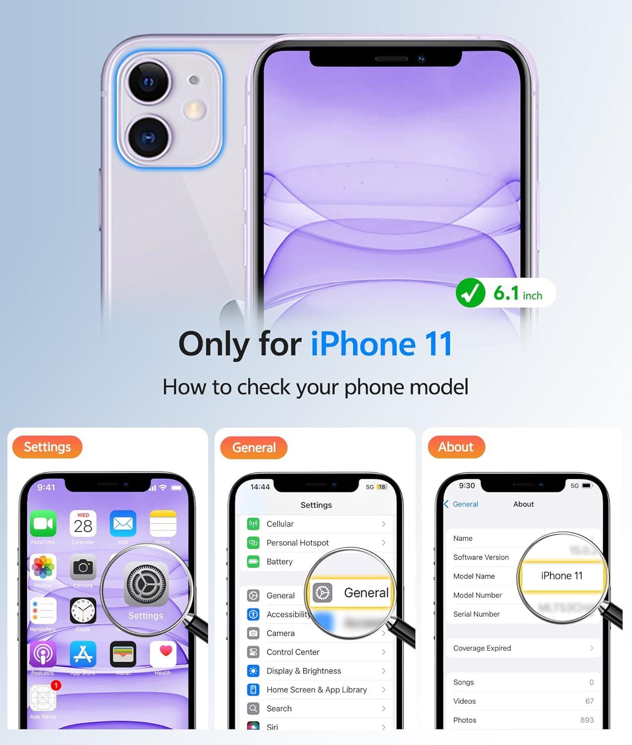 imageFNTCASE for iPhone 15 Pro Case Compatible with Magsafe Translucent Matte Magnetic Phone Cover Military Grade Drop Protection Shockproof Protective Cases BlackLight Purple