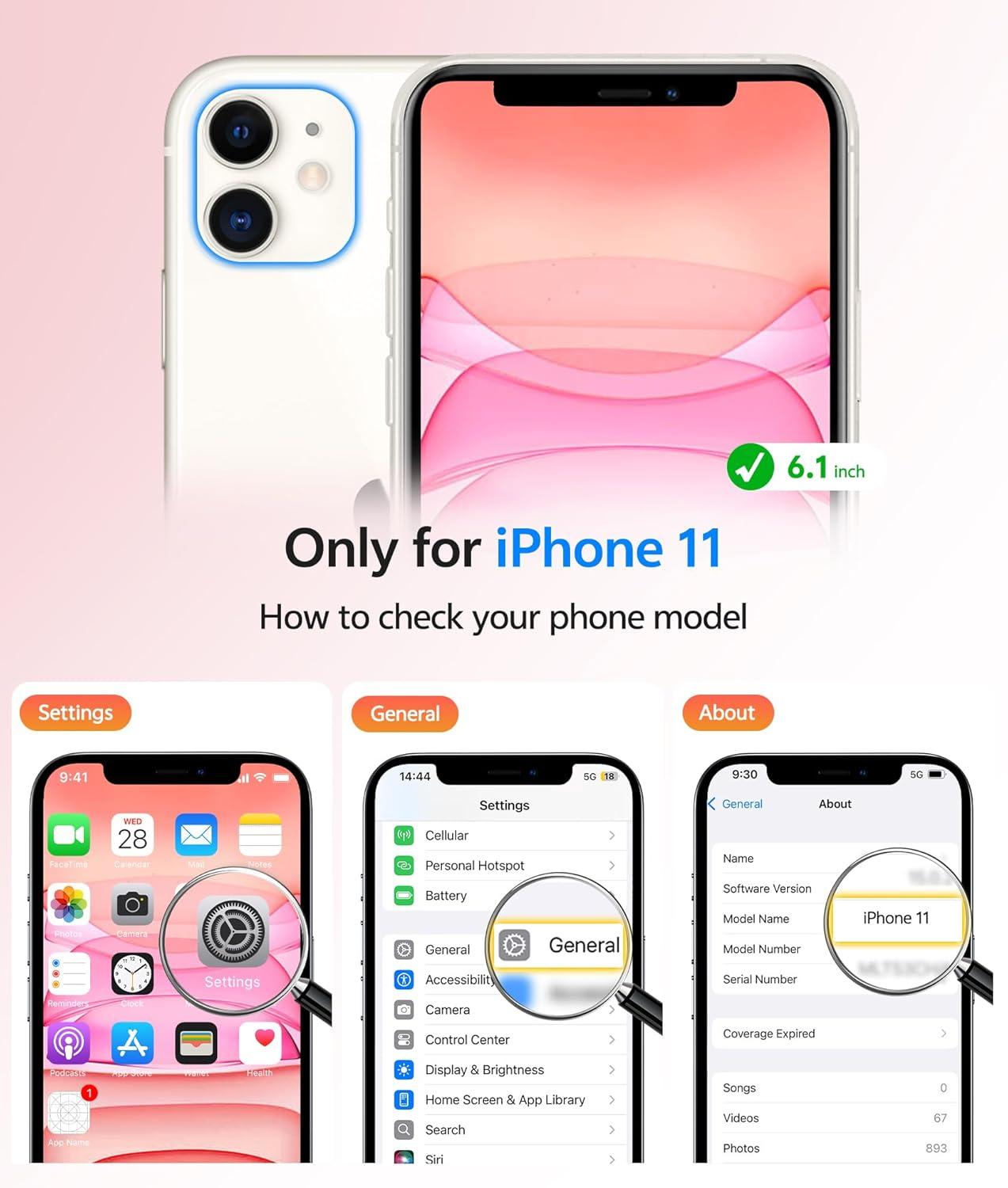 imageFNTCASE for iPhone 15 Pro Case Compatible with Magsafe Translucent Matte Magnetic Phone Cover Military Grade Drop Protection Shockproof Protective Cases BlackLight Pink