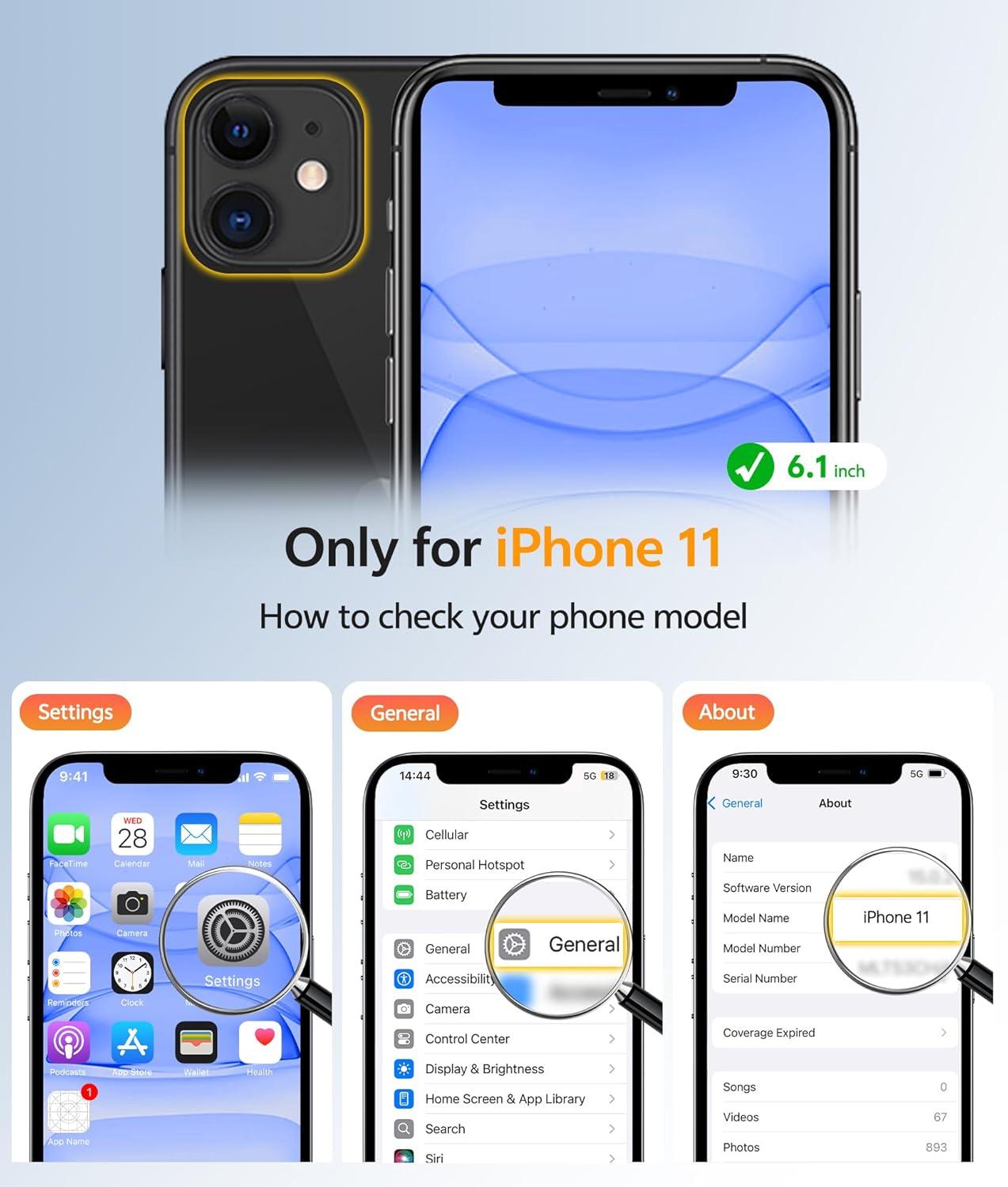 imageFNTCASE for iPhone 15 Pro Case Compatible with Magsafe Translucent Matte Magnetic Phone Cover Military Grade Drop Protection Shockproof Protective Cases BlackBlue