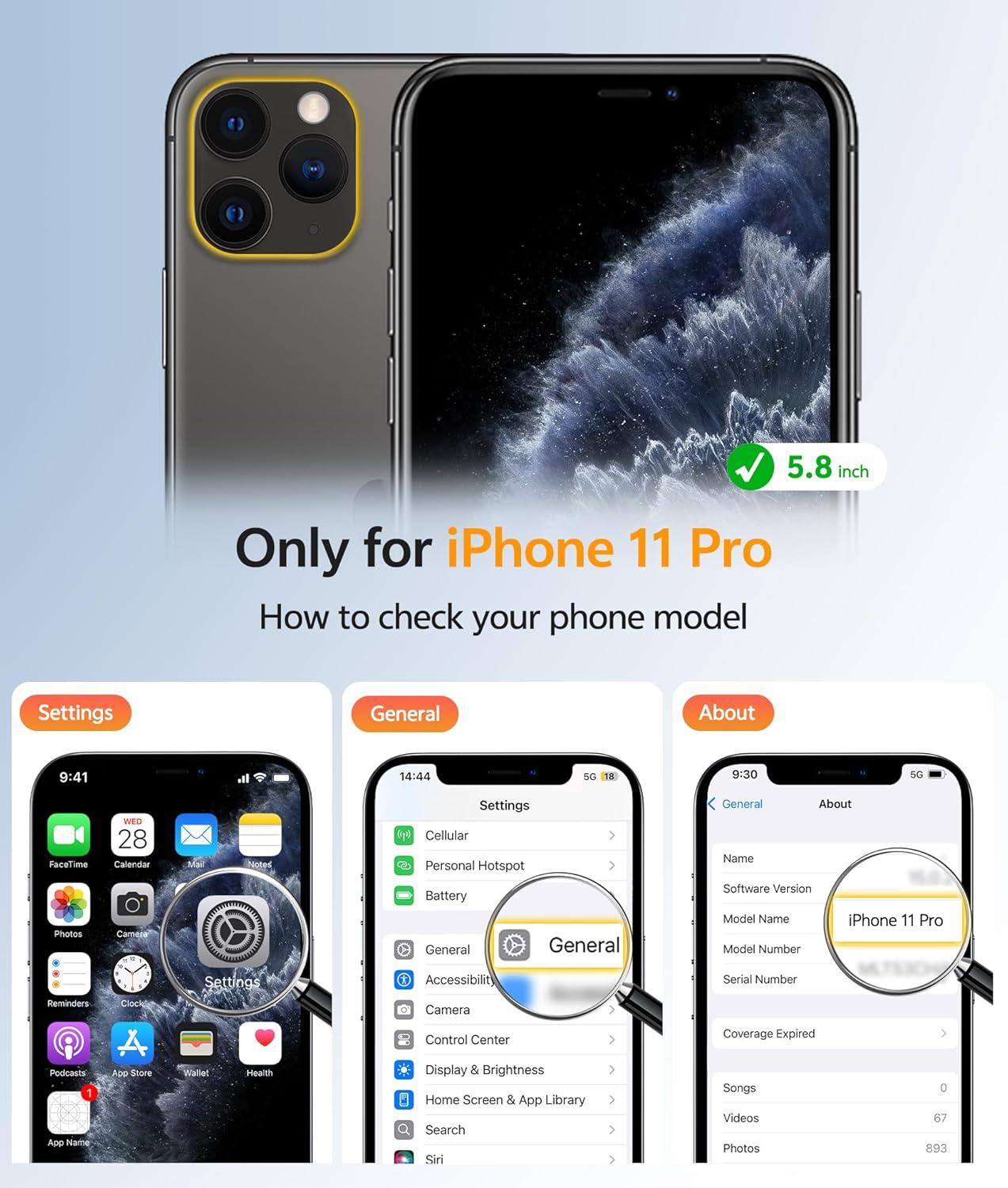 imageFNTCASE for iPhone 15 Pro Case Compatible with Magsafe Translucent Matte Magnetic Phone Cover Military Grade Drop Protection Shockproof Protective Cases BlackBlack