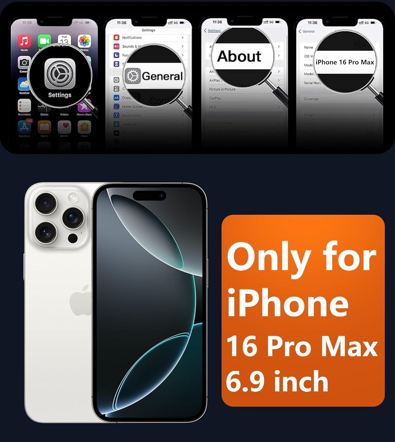 imageFNTCASE for iPhone 15 Pro Case Compatible with Magsafe Translucent Matte Magnetic Phone Cover Military Grade Drop Protection Shockproof Protective Cases BlackBlackT