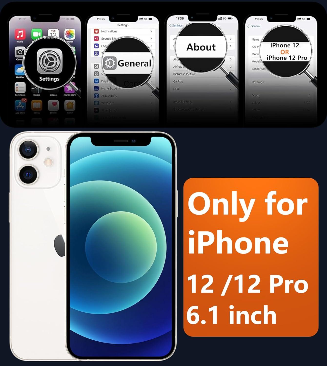 imageFNTCASE for iPhone 15 Pro Case Compatible with Magsafe Translucent Matte Magnetic Phone Cover Military Grade Drop Protection Shockproof Protective Cases BlackBlack