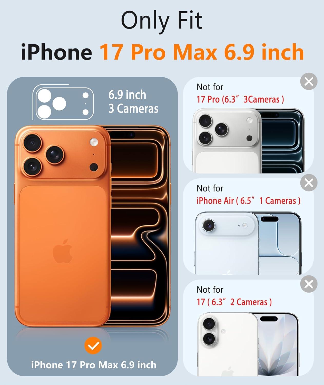 imageFNTCASE for iPhone 15 Pro Case Compatible with Magsafe Translucent Matte Magnetic Phone Cover Military Grade Drop Protection Shockproof Protective Cases BlackFull Black