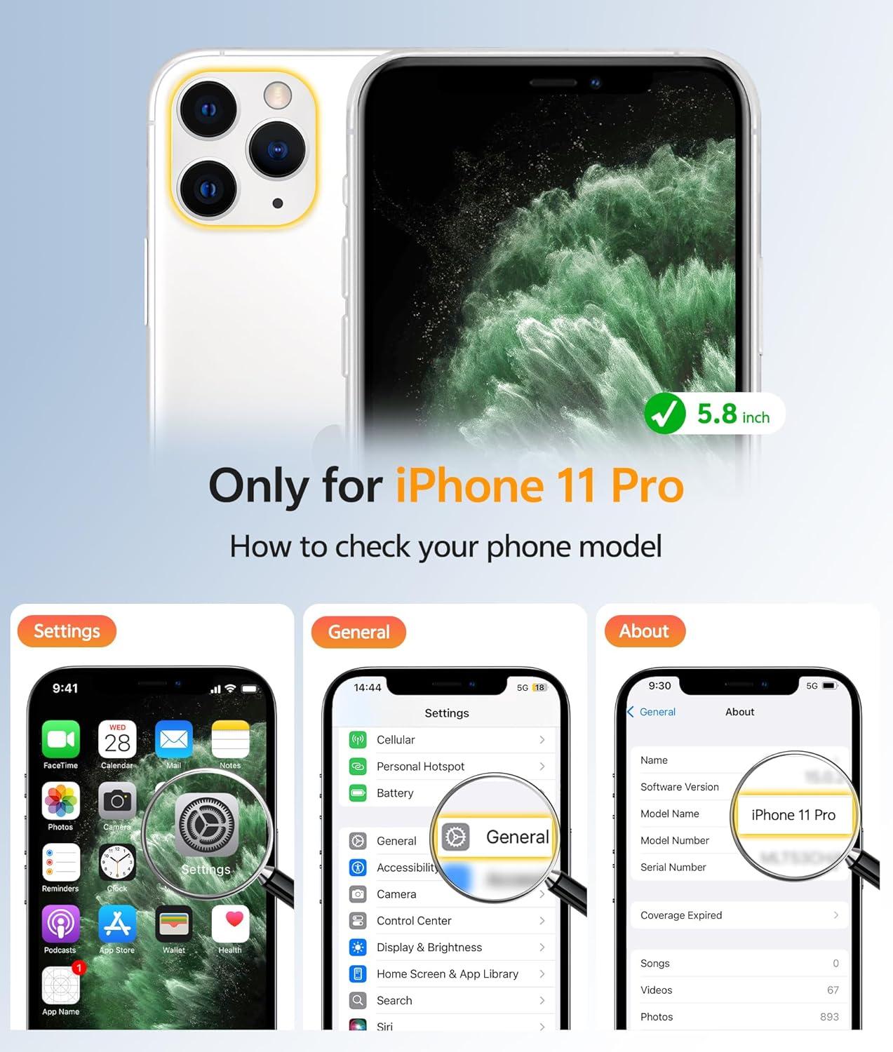 imageFNTCASE for iPhone 15 Pro Case Compatible with Magsafe Translucent Matte Magnetic Phone Cover Military Grade Drop Protection Shockproof Protective Cases BlackGreen