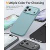 FNTCASE for iPhone 15 Pro Case: [Compatible with Magsafe] Translucent Matte Magnetic Phone Cover – Military Grade Drop Protection Shockproof Protective Cases – Black(Full Blue)