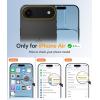 FNTCASE for iPhone 15 Pro Case: [Compatible with Magsafe] Translucent Matte Magnetic Phone Cover – Military Grade Drop Protection Shockproof Protective Cases – Black(Blue)
