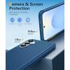 FNTCASE for Samsung Galaxy S26 Plus Case: Military Grade Drop Protection, 14ft Drop Tested, Screen Protector Included, Anti-Slip Anti-Fingerprint Dual Layer Shockproof Phone Case Cover (Blue)