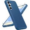 FNTCASE for Samsung Galaxy S26 Plus Case: Military Grade Drop Protection, 14ft Drop Tested, Screen Protector Included, Anti-Slip Anti-Fingerprint Dual Layer Shockproof Phone Case Cover (Blue)