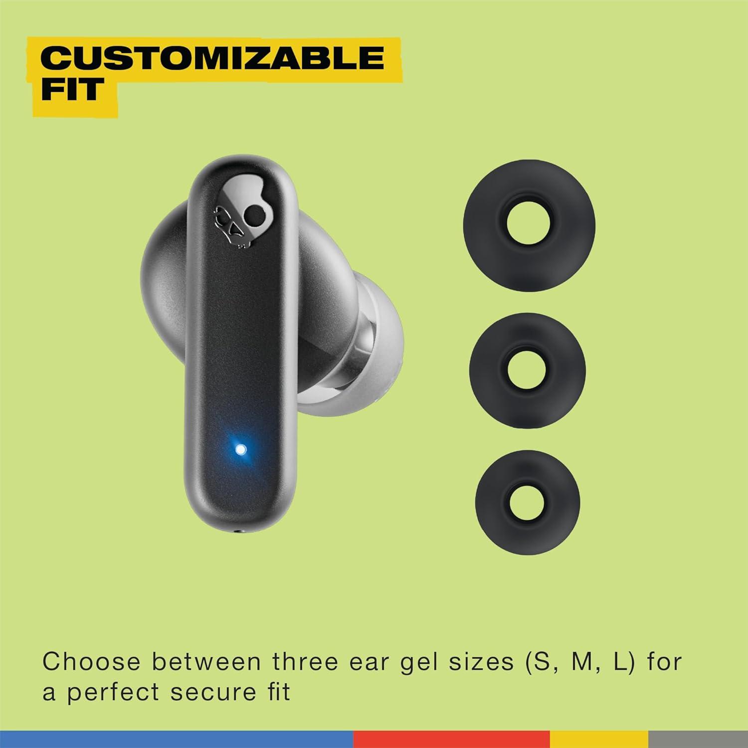 imageSkullcandy Smokin Buds Wireless Earbuds Bluetooth Headphones Noise Isolating Fit Up to 20 Hours Battery IPX4 Sweat and Water Resistant Microphone for iPhone Android PinkMatcha