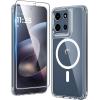 FNTCASE for Moto G 2026/2025 Case: for Moto G Play 2026 Case Anti Yellowing Cell Phone Cover Drop Proof Rugged Protective Transparent Slim Cases 6.7 inch (Clear)(Clear Magnetic)