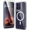 FNTCASE for Moto G 2026/2025 Case: for Moto G Play 2026 Case Anti Yellowing Cell Phone Cover Drop Proof Rugged Protective Transparent Slim Cases 6.7 inch (Clear)(Clear Magnetic)