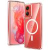 FNTCASE for Moto G 2026/2025 Case: for Moto G Play 2026 Case Anti Yellowing Cell Phone Cover Drop Proof Rugged Protective Transparent Slim Cases 6.7 inch (Clear)(Clear Magnetic)