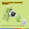 Skullcandy Smokin’ Buds Wireless Earbuds, Bluetooth Headphones, Noise Isolating Fit, Up to 20 Hours Battery, IPX4 Sweat and Water Resistant, Microphone for iPhone Android – Pink(Matcha)