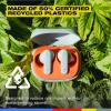 Skullcandy Smokin’ Buds Wireless Earbuds, Bluetooth Headphones, Noise Isolating Fit, Up to 20 Hours Battery, IPX4 Sweat and Water Resistant, Microphone for iPhone Android – Pink(Bone)