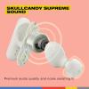 Skullcandy Smokin’ Buds Wireless Earbuds, Bluetooth Headphones, Noise Isolating Fit, Up to 20 Hours Battery, IPX4 Sweat and Water Resistant, Microphone for iPhone Android – Pink(Bone)