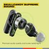 Skullcandy Smokin’ Buds Wireless Earbuds, Bluetooth Headphones, Noise Isolating Fit, Up to 20 Hours Battery, IPX4 Sweat and Water Resistant, Microphone for iPhone Android – Pink(True Black)