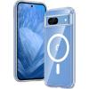 FNTCASE for Google Pixel 10 Case: Pixel 10 Pro Case Google 9/9 Pro Magnetic Clear Slim PhoneCase | Anti-Drop Shockproof Scratch Protective Thin Transparent Crystal Cell Phone Cover(Clear)(Clear Magnetic)