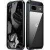 FNTCASE for Google Pixel 10 Case: Pixel 10 Pro Case Google 9/9 Pro Magnetic Clear Slim PhoneCase | Anti-Drop Shockproof Scratch Protective Thin Transparent Crystal Cell Phone Cover(Clear)(Black)