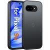 FNTCASE for Google Pixel 9a Case: [Compatible with Magsafe] Translucent Matte Magnetic Phone Cover – Military Grade Drop Protection – Shockproof Protective Cases for Pixel 9A (Black)(Black Matte)