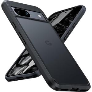 FNTCASE for Google Pixel 10 Case: Pixel 10 Pro Case Google 9/9 Pro Magnetic Clear Slim PhoneCase | Anti-Drop Shockproof Scratch Protective Thin Transparent Crystal Cell Phone Cover(Clear)(Matte Black)