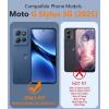 FNTCASE for Motorola Moto-G Stylus-5G-2025 Case: Clear Magnetic Military Grade Drop Protection Anti Yellowing Cell Phone Cover – Rugged Shockproof Protective Bumper Transparent Cases(Clear)