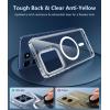 FNTCASE for Motorola Moto-G Stylus-5G-2025 Case: Clear Magnetic Military Grade Drop Protection Anti Yellowing Cell Phone Cover – Rugged Shockproof Protective Bumper Transparent Cases(Clear)