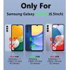 FNTCASE for Samsung Galaxy A15-5G Case: Dual Layer Shockproof Protective Cell Phone Cover with Magnetic Kickstand | Military Grade Drop Proof Protection | Hybrid Matte Textured Rugged Hard Phonecase(Matte Blue)