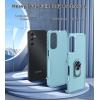 FNTCASE for Samsung Galaxy A15-5G Case: Dual Layer Shockproof Protective Cell Phone Cover with Magnetic Kickstand | Military Grade Drop Proof Protection | Hybrid Matte Textured Rugged Hard Phonecase(Teal)