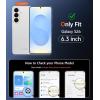 FNTCASE for Samsung Galaxy S26 Case: Clear Anti Yellowing Magnetic Military Grade Drop Protection Cell Phone Cover Compatible with Magsafe – Rugged Shockproof Protective Bumper Transparent Phonecase(C-Black Magnetic)