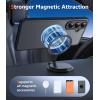 FNTCASE for Samsung Galaxy S26-Plus Case: Clear Magnetic Phone Cases with Screen Protector Compatible with Magsafe Slim Anti Yellowing Shockproof Protective Transparent Cover (Clear Magnetic)(C-Frosted Black Magnetic)