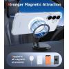 FNTCASE for Samsung Galaxy S26-Plus Case: Clear Magnetic Phone Cases with Screen Protector Compatible with Magsafe Slim Anti Yellowing Shockproof Protective Transparent Cover (Clear Magnetic)(A-CLear Magnetic)