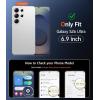 FNTCASE for Samsung Galaxy S26-Ultra Case: Clear Magnetic Phone Cases with Screen Protector Compatible with Magsafe Slim Anti Yellowing Rugged Protective Transparent Cell Phone Cover (Clear Magnetic)(C-Blue Magnetic)
