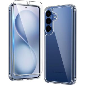 FNTCASE for Samsung Galaxy S26 Case: Clear Anti Yellowing Magnetic Military Grade Drop Protection Cell Phone Cover Compatible with Magsafe – Rugged Shockproof Protective Bumper Transparent Phonecase(B-Clear)